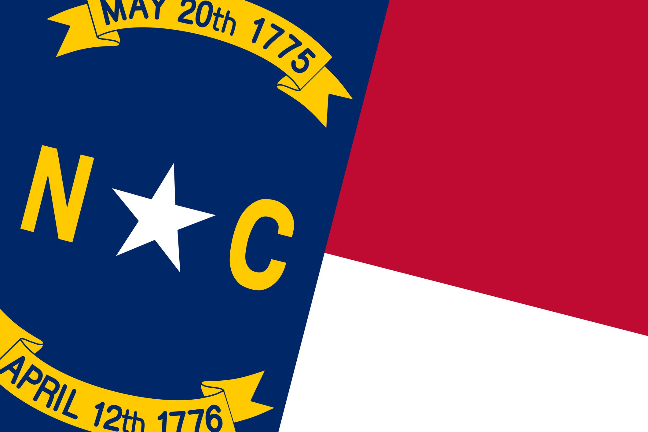 North Carolina Flag. Close up. iStock